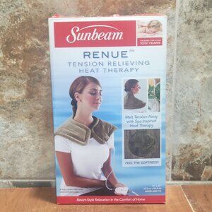 Sunbeam Neck Renue Tension Relief Heating Pad Heat Wrap